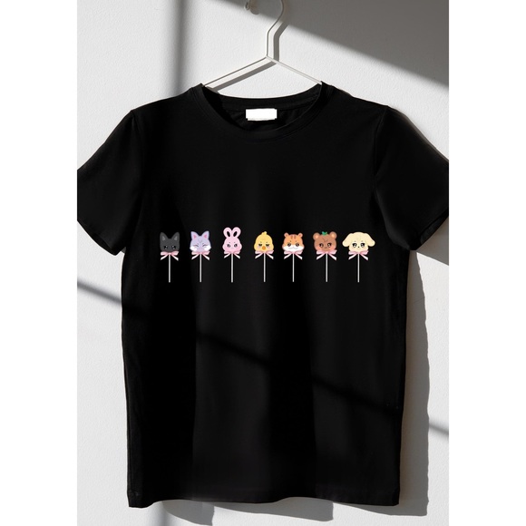 Ateez T- Shirt - Aniteez Lollipop Kpop T-shirt - Picture 1 of 4